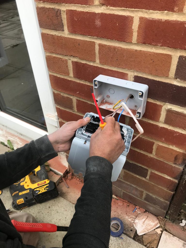 External socket installation in Watford
