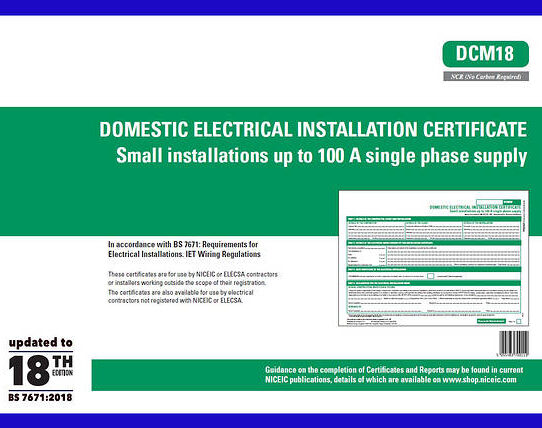 Understanding the Domestic Electrical Installation Certificate